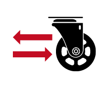 キャスター搭載で移動可!