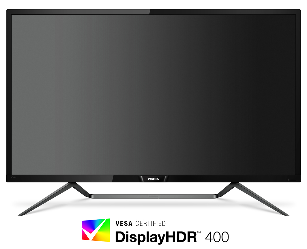 【引取限定】4K 43型 モニター PHILIPS 436m6vbpab/11